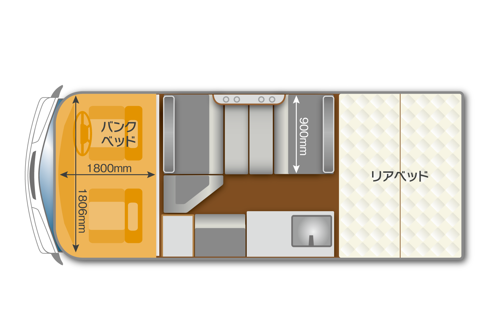 アレッタタイプXレイアウト